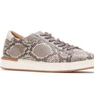 Hush Puppies Women's Sabine Snake Print Sneakers Gray White Size 9 Wide
